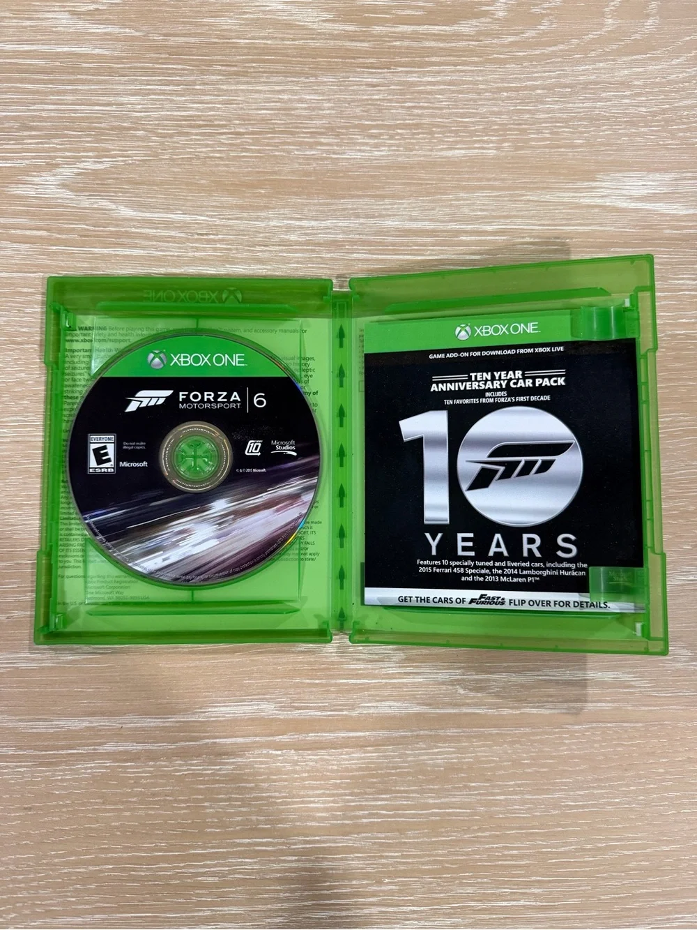 Xbox One Forza Motorsport 6 - 10 Year Anniversary Edition